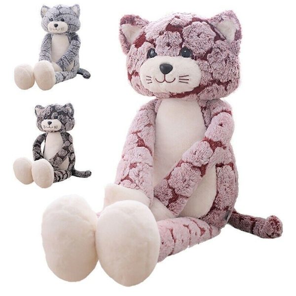 50/70 cm Leggy Cat Plyschdockor Leksak Barnpresent Brown 70cm