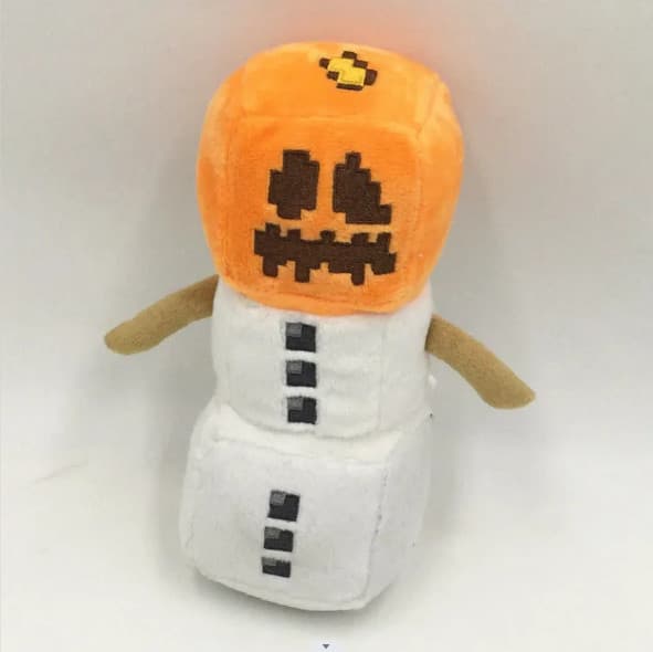 18cm Snögolem Minecraft Plyschleksaker Fylld Docka Mjukisdjur Leksak Barnpresenter
