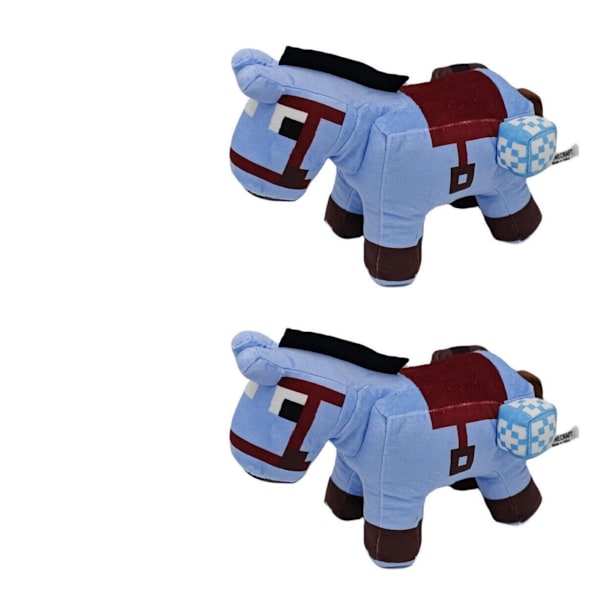 My Word Minecraft Plyschdocka Fyrkantig Häst Gul Kamel Fyrkantig Kycklingdocka Presentleksak mjuk 2×square chicken
