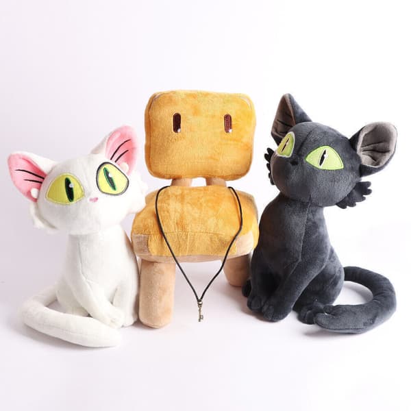 Suzume No Tojimari Plyschleksaker Söt Animekatt Mjuk fyllda tecknade dockor Presenter 3Pcs/Set