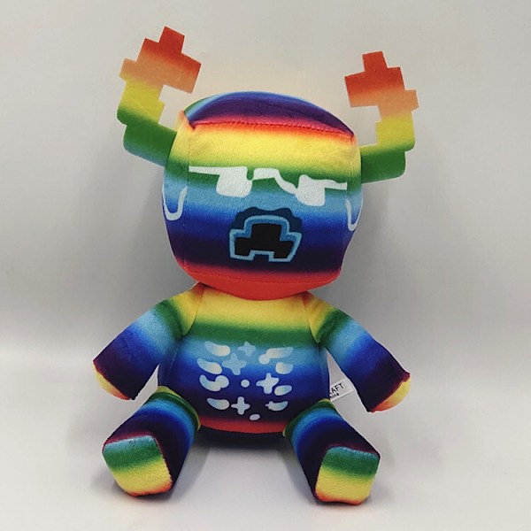 10 stilar Tecknad Minecraft Djur Plyschdocka Leksak Mjuk Fylld Barn Söt Gåva 25cm Color Warden
