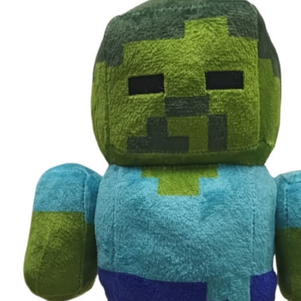 4 MC Docka Leksak Grön 23 cm Minecraft Zombie Plyschdocka Mjuk Fylld Anime Gåva