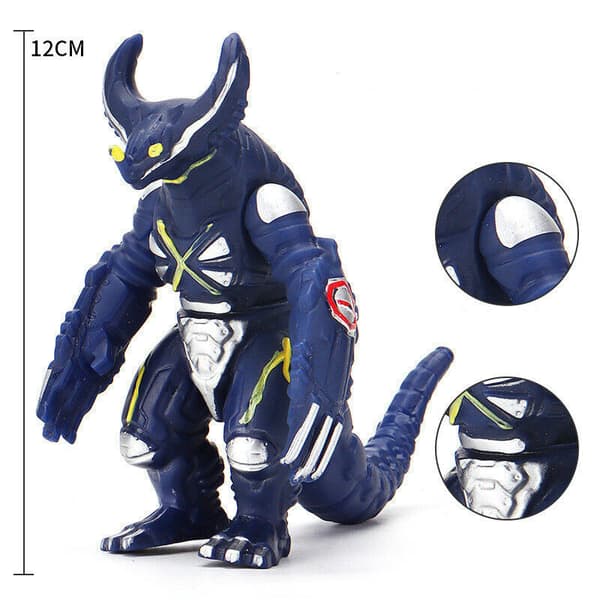 Altman Anime Tecknad film Ultraman Monsters Godzilla Action Figur Modell Leksaker Cyber Gomora