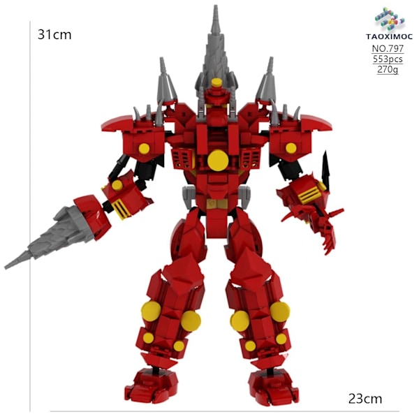 MOC Skibidi Toalett Byggklossar Set Titan Speakerman Cameraman Tvman Klossar 127