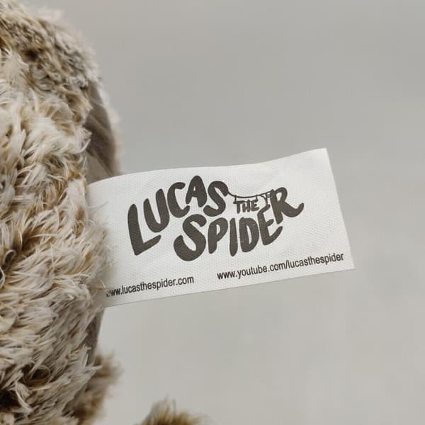 20cm Lucas The Spider 1:a Mjuk Stoppad Leksak Plyschdocka Barn Gosedjur Julklapp