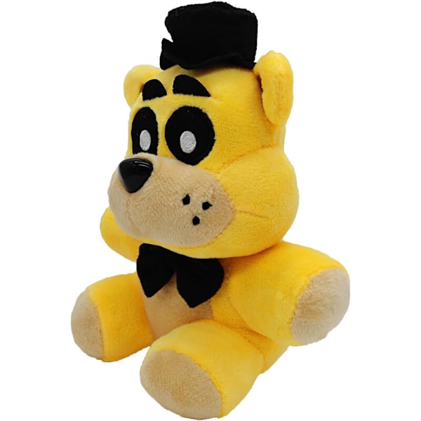 7 0 FNAF Sanshee Five Nights at Freddy's Mjukdjur Plyschdocka för Barn GULDBJÖRN
