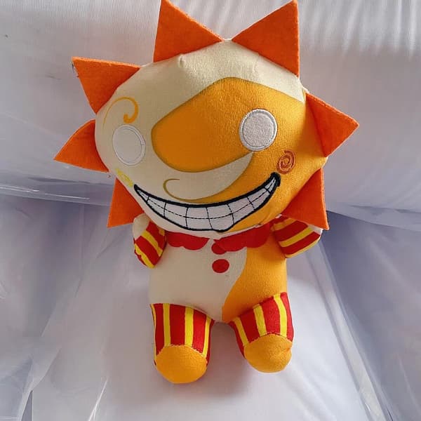 Sundrop fnaf Clown Docka Säkerhetsbrist Sol Måne Docka Midnattsbjörn Leksak plysch mjuk Standing Sun