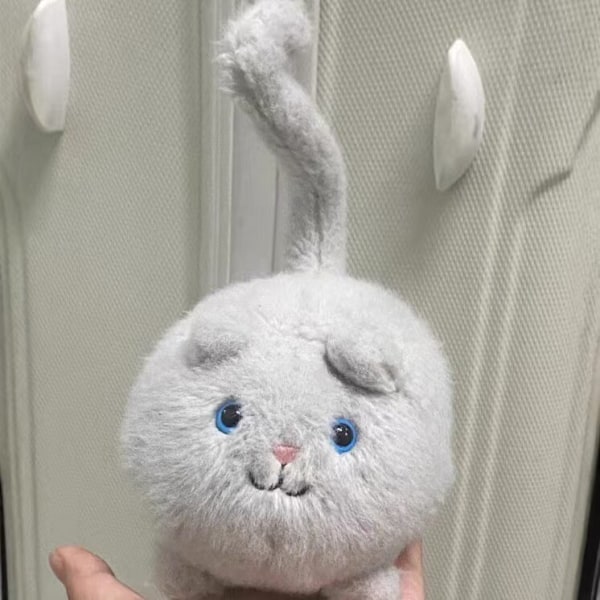 Jellycat Kitten Caboodle Ljusgrå Plyschleksak NWT Gosig Samlarobjekt Present mjuk