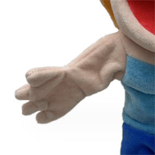 Quirky Cartoon Jeff Hand Puppet Plyschleksak för barns tidig utbildning Style C