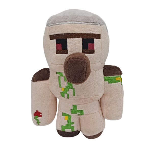 Mincraft Mjuk Leksak Gosedjur Docka Plysch Present Barn Pojke Födelsedag MC Spel Docka 18cm Iron Golem