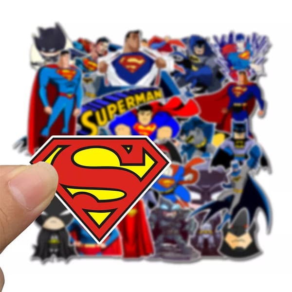45st MARVEL Superhero Superman Batman Mix Cartoon Kids Stickers Laptop Mobile
