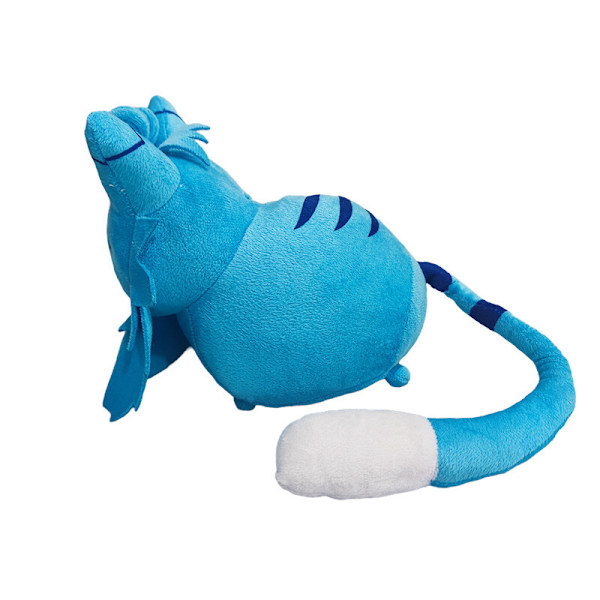 Het Blågrön GP Plysch GP Katt Plyschleksak för Spelfantaster Blue
