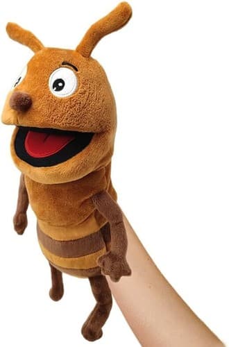 Mjuka Insekts- och Djurhanddockor för Barns Berättande och Rollek DRAGONFLY