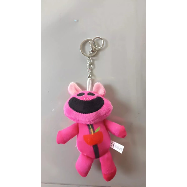 Smiling Critters CatNap Nyckelring Plysch Nyckelring Monster Dock Kid Vuxen Presenter 15cm-Pink