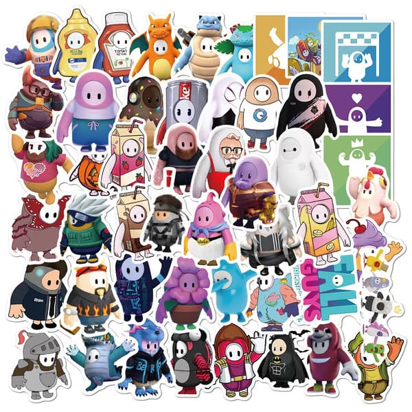 50 st Ny höst killar ultimata knockout Steam Game Stickers PC Laptop PS5 NS Xbox