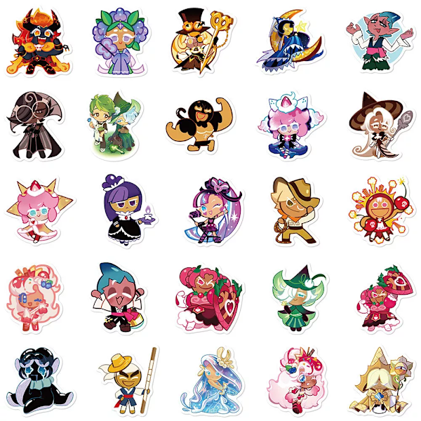 50st Cookie Run Kingdom Game Character Stickers iOS Android Phone Laptop Ipad