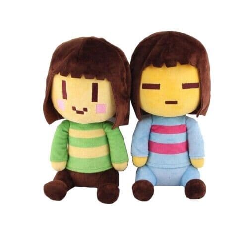 Mjuk Undertale Frisk Chara plyschdocka Figur stoppad leksak 20 cm Kid Gift Xmas Chara