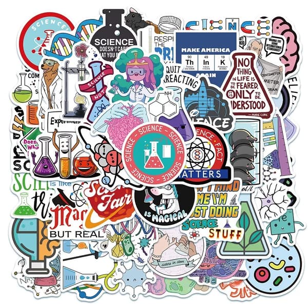 50st Science Laboratory Kemi Lab Fysik Big Band Theory Theme Stickers