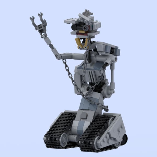 Johnny 5 Robot Byggklossar Set Filmfigurer Modell MOC Klossar Leksaker Barn Present