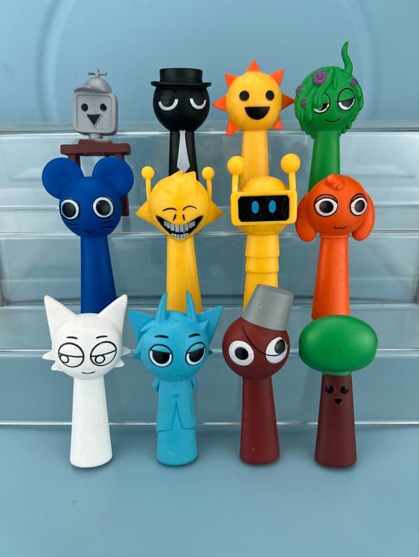 80 st Sprunki Rhythm Box Spel Action Leksak Spelfigurer Leksaksfigur Present 12PCS/Set F