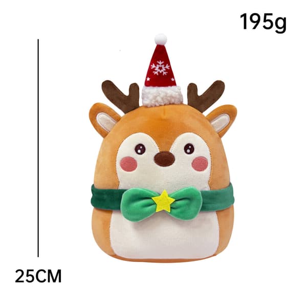 Squishmallows mjuk plyschleksak docka plyschkudde barnleksak present Schneemann