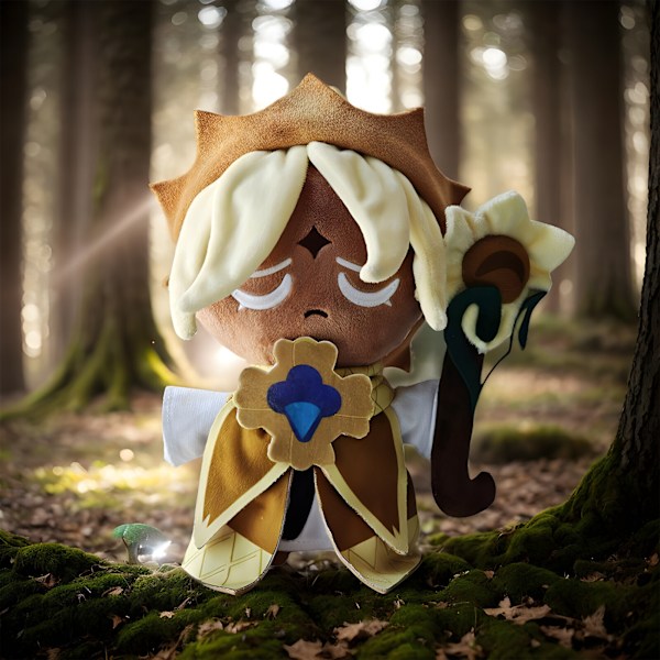 Ren Vanilj-Kaka Figur Plyschdocka Cookie Run: Kingdom Spelkollektion Docka