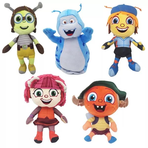 Plysch Beat Bugs Toy Seriefigurer Fyllda docka Barn Barn Present åtfölja Orange1 As Picture