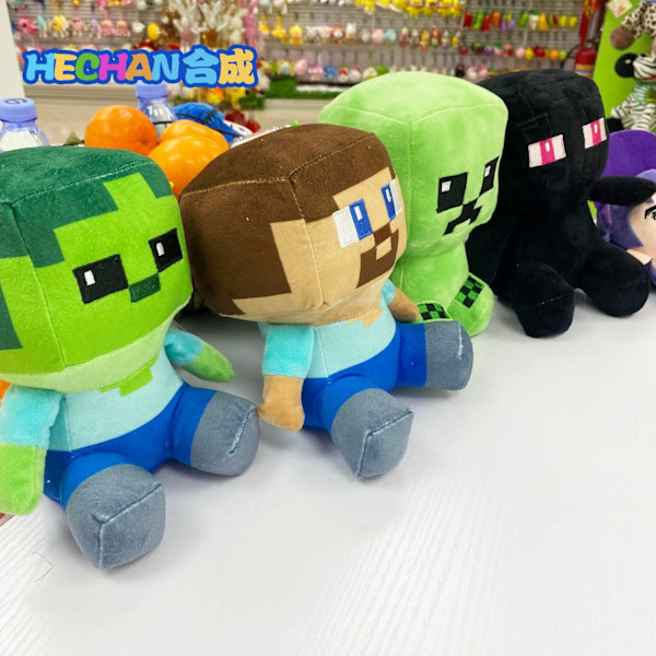Minecraft MC Djur Kudde Plyschdocka Fylld Spel Mjuk Leksak för Barn Vuxen Gåva 18cm New Turtle