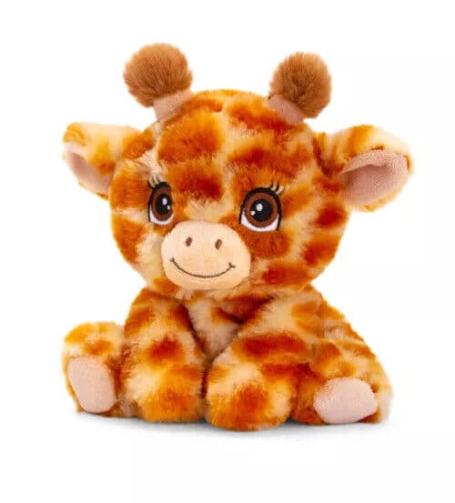 Keeleco Adoptable World Plyschleksaker 100 % återvunnet material Miljövänliga krambara GIRAFFE