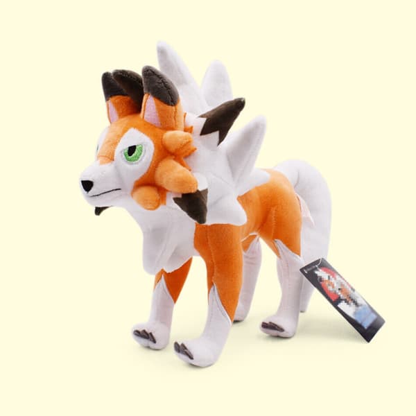 25 cm stående Lycanroc-skymning plyschleksakspresent 3 pieces 25CM