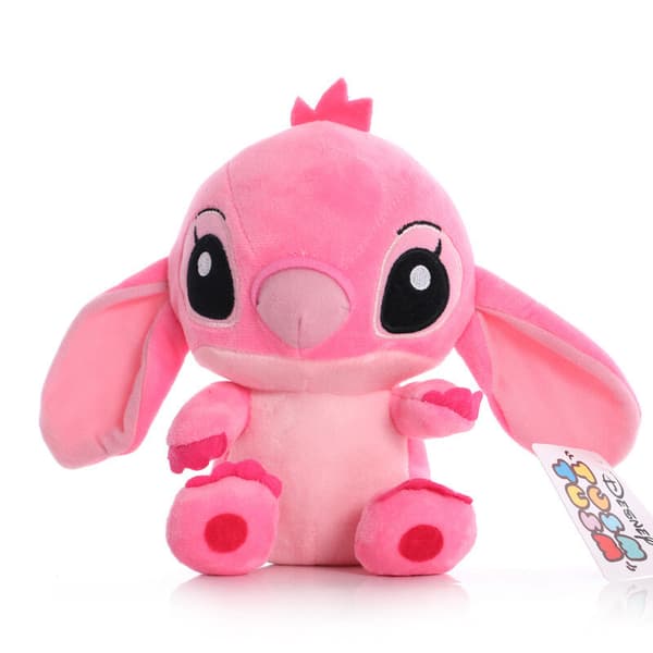 Stitch Plysch Gosedjur Dockor Lilo Stitch Anime Film Leksaker Presenter till Barn 20cm Pink