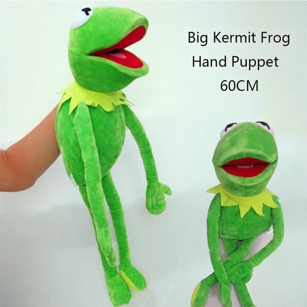 60 cm Kermit the Frog Handdocka Mjuk Plyschdocka Leksak Barn Födelsedag