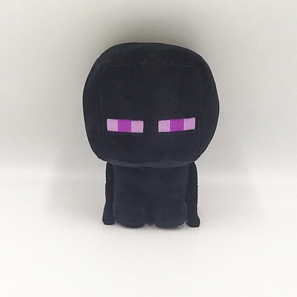 10 stilar Tecknad Minecraft Djur Plyschdocka Leksak Mjuk Fylld Barn Söt Gåva 20cm Middle Sitting Enderman