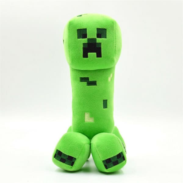 Minecraft Gosedjur Plyschleksak för Barn, Flera Stilar, Tecknad MC Spelgåva 22cm Medium zombie