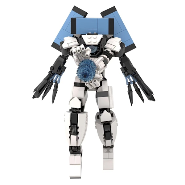 MOC Skibidi Toalett Byggklossar Set Titan Speakerman Cameraman Tvman Klossar 69