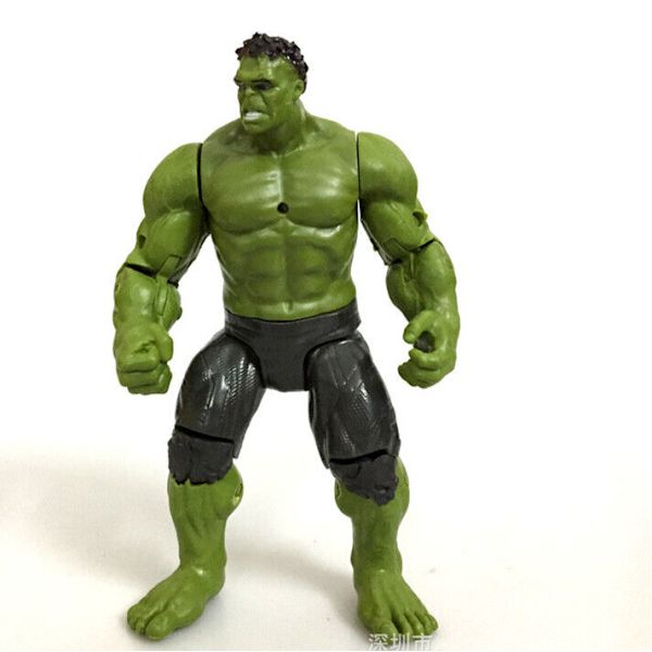 7" Marvel Avengers Super Hero Hulk Thanos PVC Play Toy Action Figure Model Present Hulk