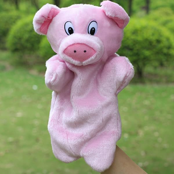 Djur Handdocka Helkropps Muppet Plyschleksak Rekvisita Barn Handske Docka Mjuk Plysch ☀ Monkey