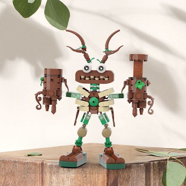 Byggklossar Set Wubbox Spelfigurer MOC Modell Tegelstenar Leksaker Barnpresent