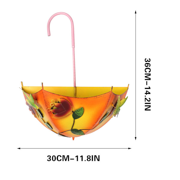 Water Drinker Charmig vindspel Paraply Hummingbird Feeder Wild Bird Feeder C