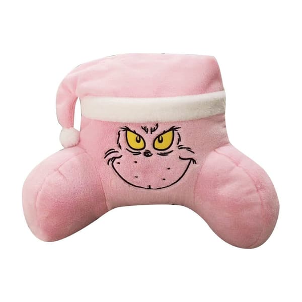 Grinchen Plyschleksak Rosa/Grön Pälsmonster Mjuk Kudde Kramdocka Kuddgåva Pink