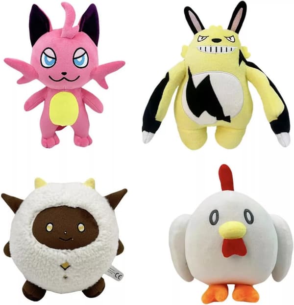 Palworld Lamball Plyschleksak Gosedjur docka Present för flicka Pojke 4pcs