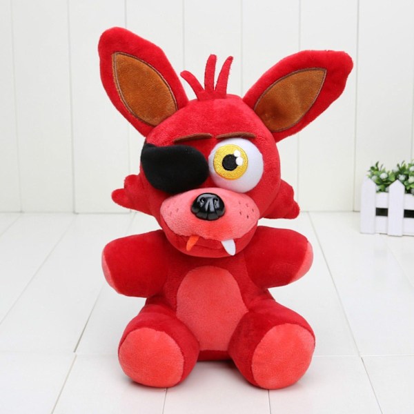 FNAF Plysch Five Nights at Freddy's Sanshee Röd Foxy Mjuk Plyschleksak Pojkpresenter Leksaker