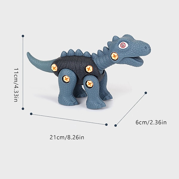 4st Take Apart Dinosaur set Leksaker för 3-8 år gamla pojkar, byggbyggnad