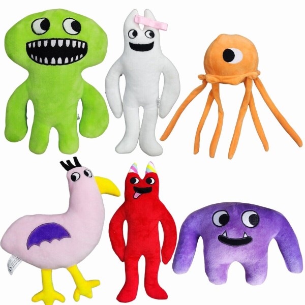 Roligt spel Fyllda plyschdockor för leksakspresenter Purple Three Eyed Monster
