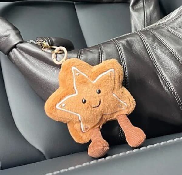 JellyCat Söt Amuseable Cookie Plysch Stjärnform BNWT Gåva leksak mjuk