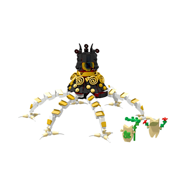 Zelda Breath of the Wild Guardian MOC Byggklossar Modellbyggsats med LÅDA