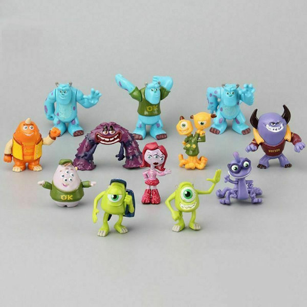 12st Monsters University Mike Sully Monsters Inc Actionfigur Barnpresenter leksak