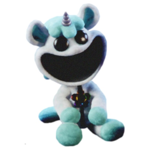 Poppy Playtime 3 Bobby's Game Time 3 Leende Djur Leende Djur Plyschdocka white unicorn