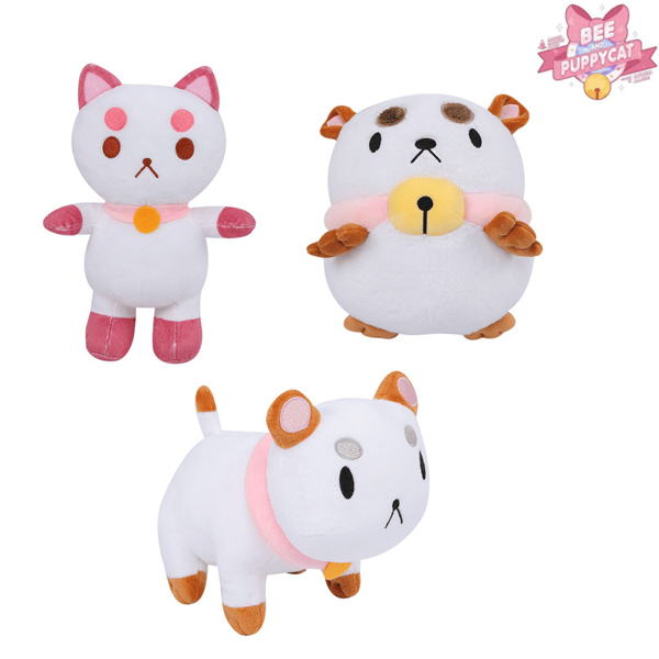 Bee and PuppyCat Plyschleksak Docka Bell Kitten Mjukt Gosedjur Julklappar