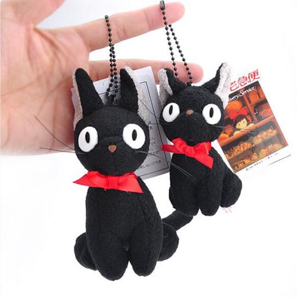 Kikis expressbud Jiji katt plyschleksak hänge mjuk docka väska tillbehör~ 9cm